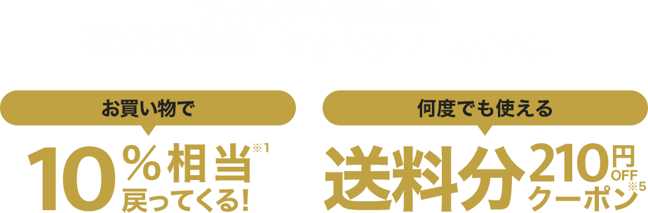 ZOZOTOWN PayPayモール店限定 10%相当戻ってくる&送料分210円クーポン