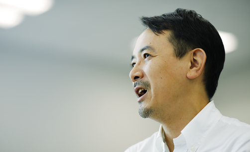 代表取締役社長、川邊 健太郎の写真