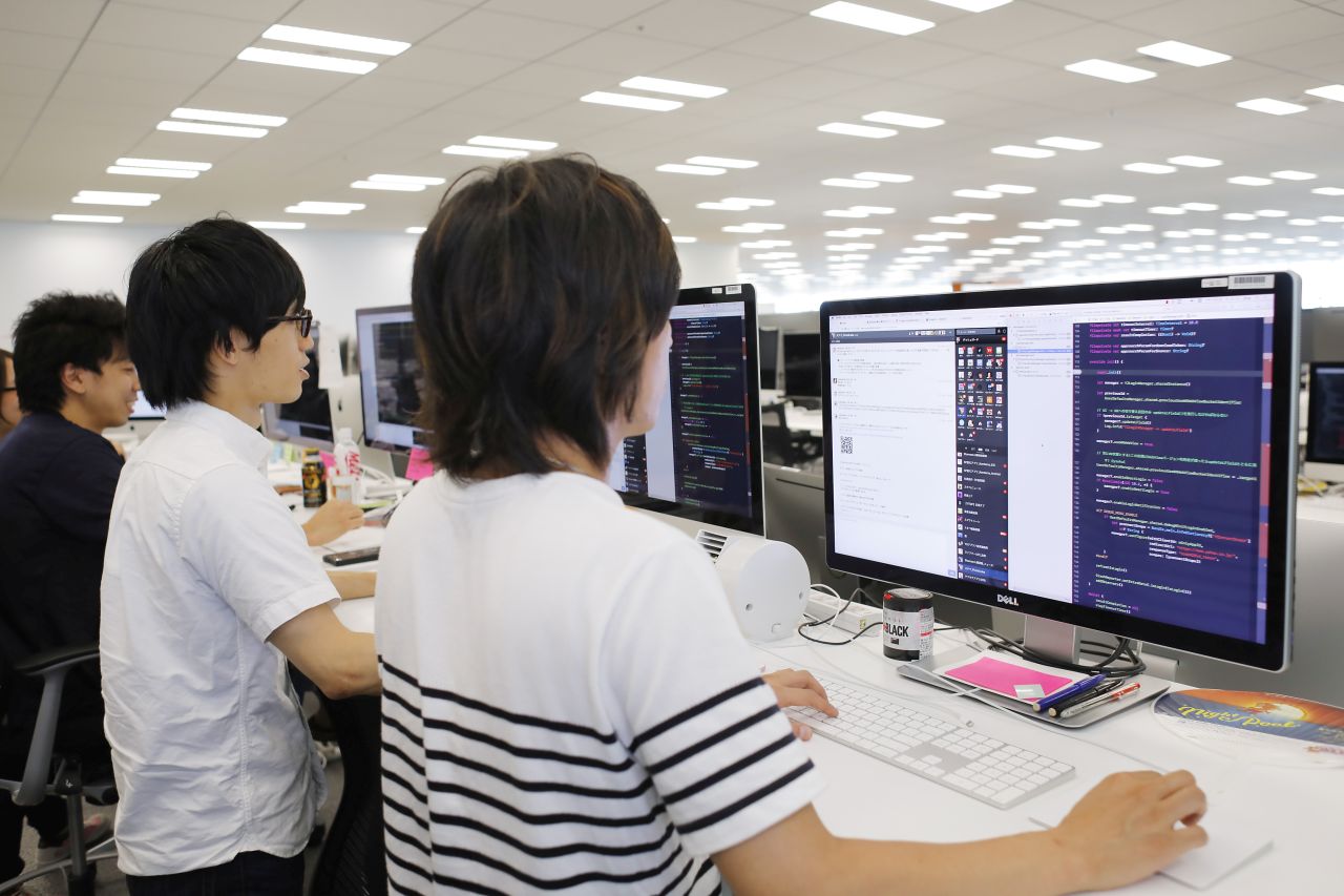ペアプログラミング席の写真