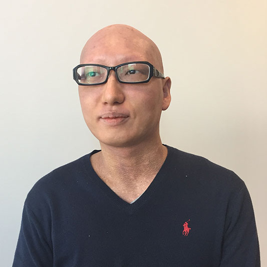 音声技術ソフトウェアエンジニア 三宅 純平の写真 Portrait of Jumpei Miyake Software Engineer in Speech Technology Development Team