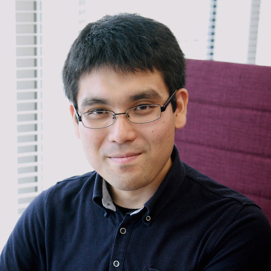 リードサイエンティスト 田頭 幸浩の写真 Portrait of Yukihiro Tagami Lead Scientist