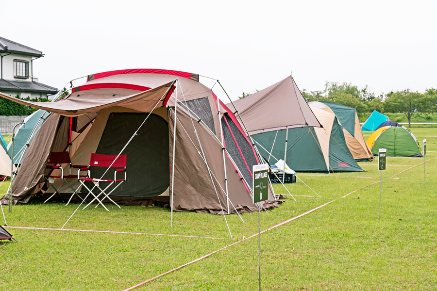 写真はツール・ド・東北2016 CAMP VILLAGEの様子です。