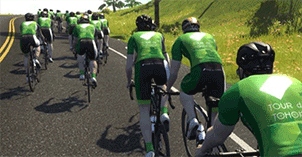 Zwiftの画面