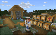マインクラフトで元素（げんそ）を作成（さくせい）してアイテムを作（つく）っている画像（がぞう）