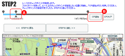 画像:レースを開催するSTEP2