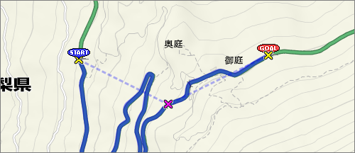経由点追加