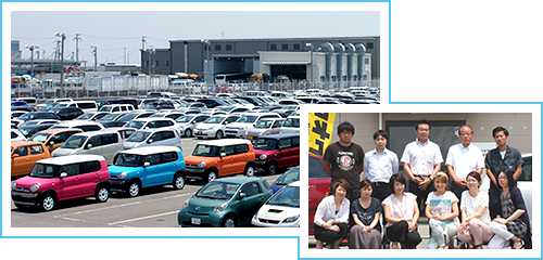 1,000台規模の大型展示場