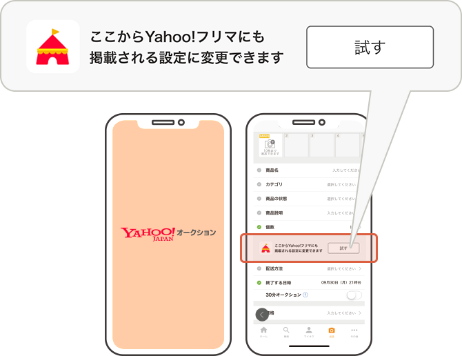 3つの設定 で Paypayフリマにも同時に掲載しよう ヤフオク