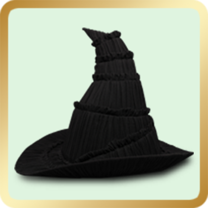 エルファバの実物大帽子