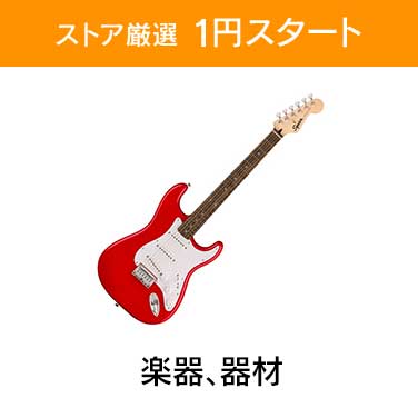 「ストア厳選 1円スタート」×「楽器、器材」