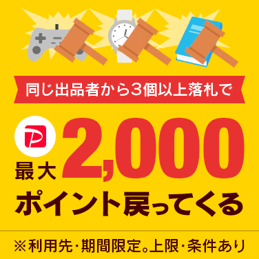 まとめて購入すると最大2,000ポイント戻ってくる