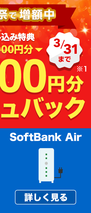 SoftBank Airを詳しく見る