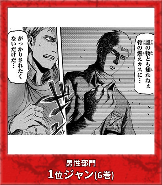 男性部門1位 ジャン
