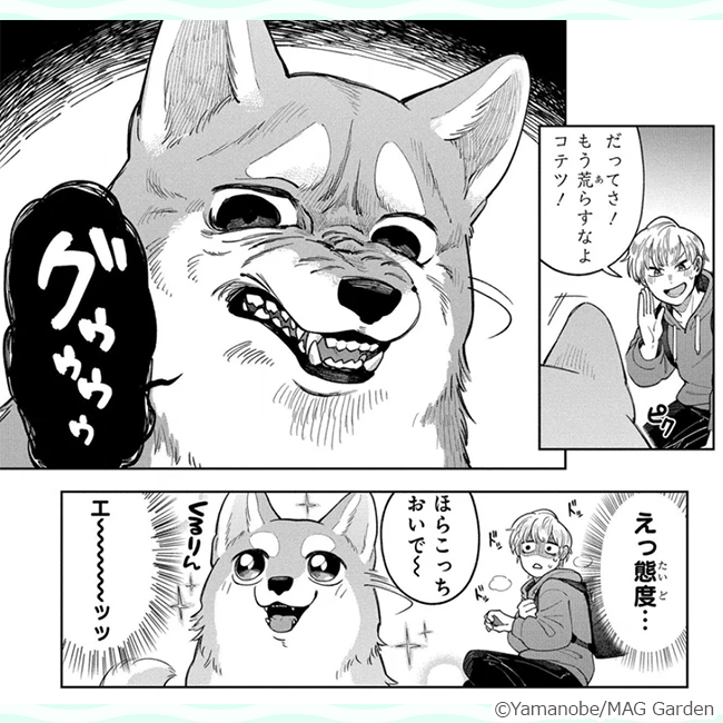 『オレの恋敵が犬でして 1巻』コマ画像