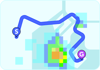 雨雲レーダー機能で6時間先の雨雲が見れるイメージ