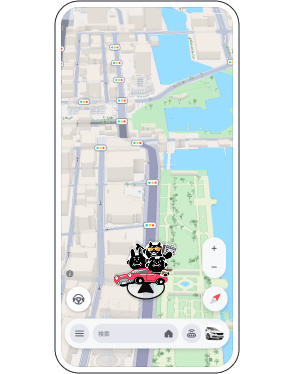 自車アイコンのイメージ