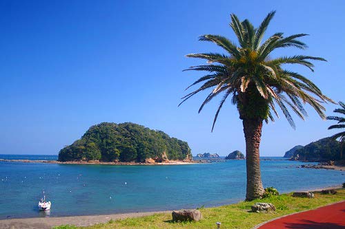 日南市は温暖で海水浴場としても人気
