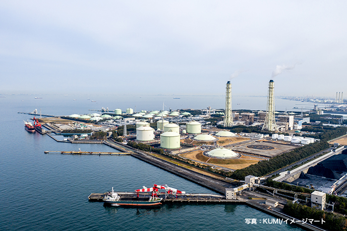 袖ヶ浦市の京葉工業地域
