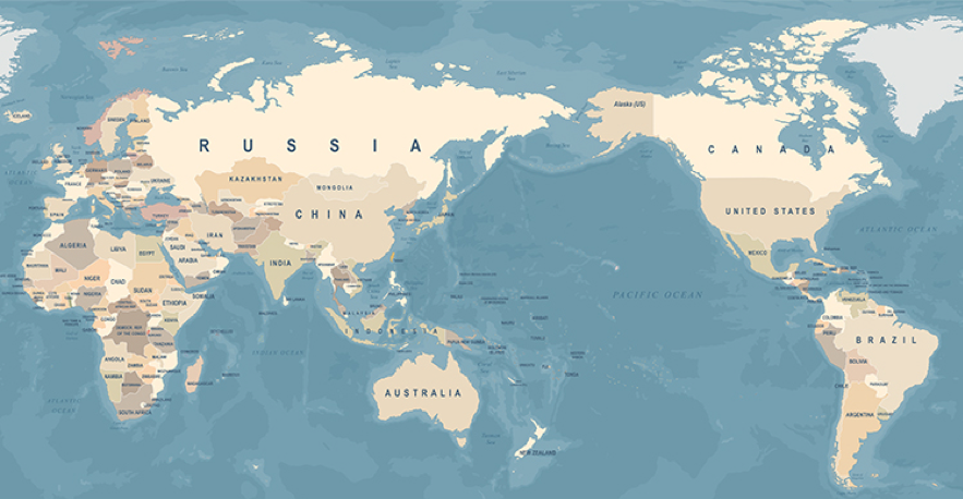 世界地図の画像