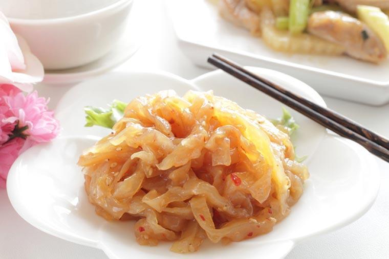 中華料理でよく見かけるクラゲの冷静料理