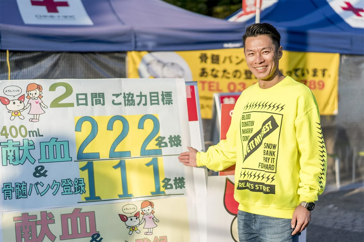 音楽、スポーツ、アートの力で骨髄バンクを広める。荒井DAZE善正さんの活動の原点