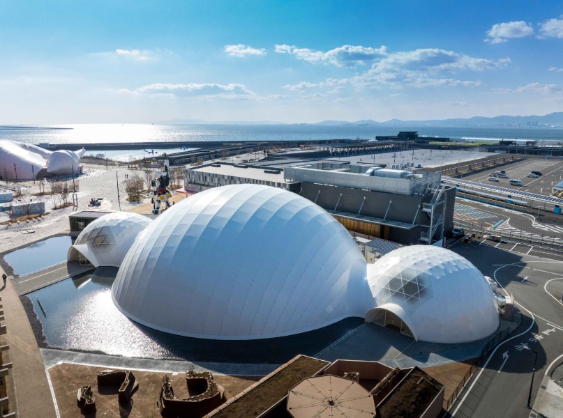 大阪・関西万博に登場したBLUE OCEAN DOMEの外観TOP画像
