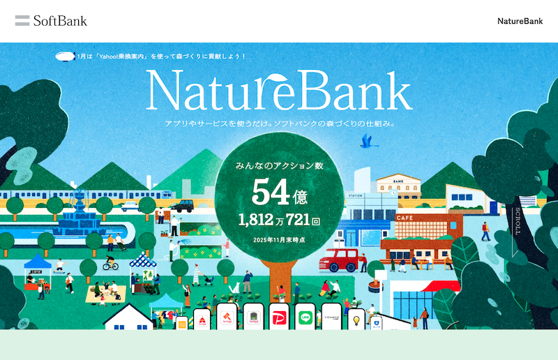 現在はPayPayやLINEをはじめとする、ソフトバンクのグループ企業が提供する17サービスが対象