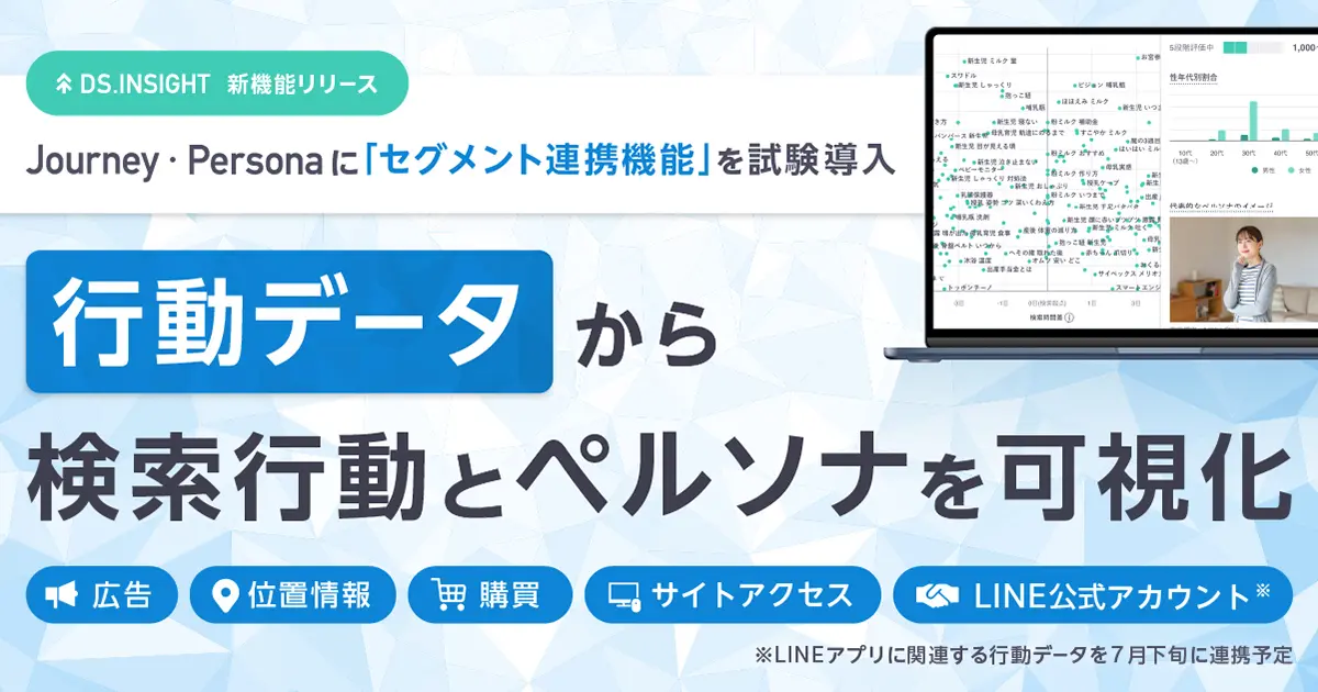 Journey・Personaに「セグメント連携機能」を試験導入