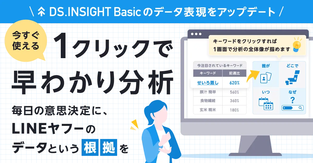 DS.INSIGHT Basicのデータ表現をアップデート