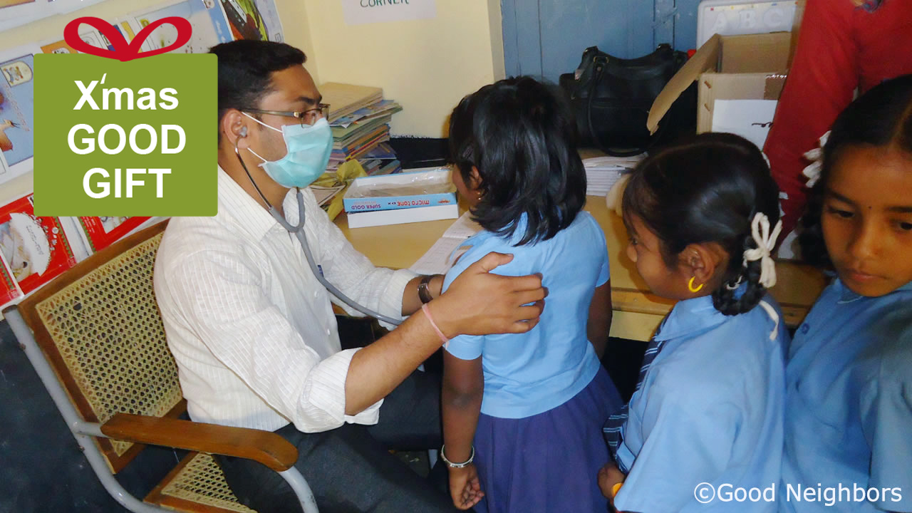 [【クリスマス募金】インドの移民労働者の子ども達に医療を]の画像