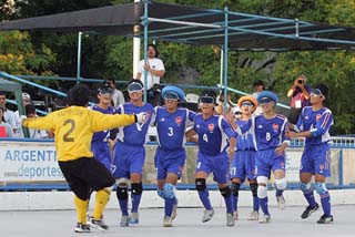 同選手権、対韓国で初勝利。世界選手権、唯一の勝利だった