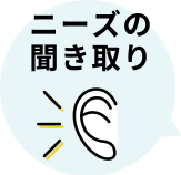 ニーズの聞き取り