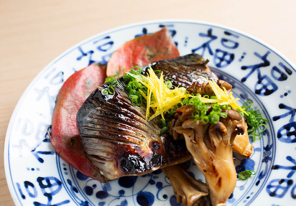 鯖柚子風味焼き