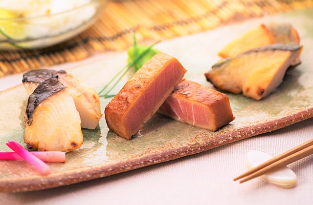 羽床総本店の白皮マグロの写真