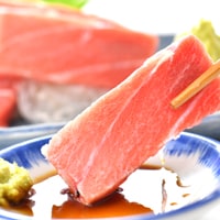 三浦半島のマグロの刺身の画像
