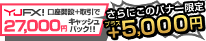 YJFX!口座開設キャンペーン