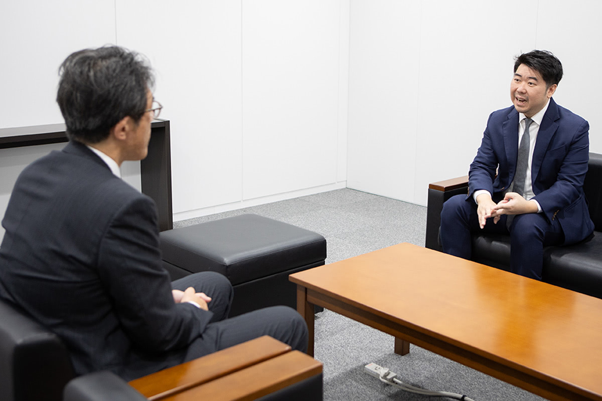 田中氏とワン氏