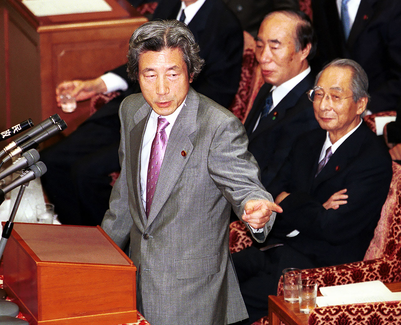 首相時代の小泉純一郎氏＝2001年6月（写真：Getty Images）