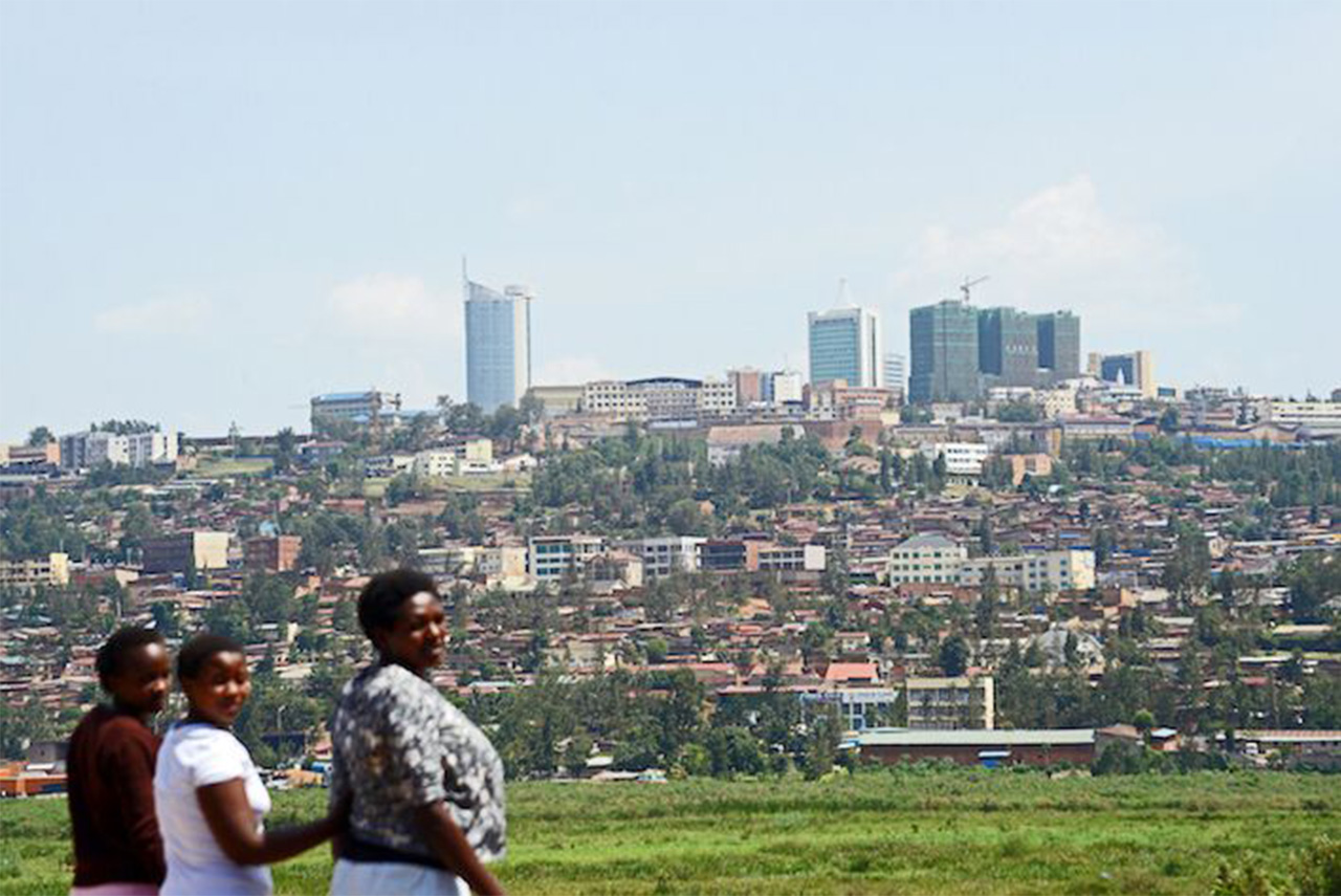 ルワンダの首都・キガリの街並み