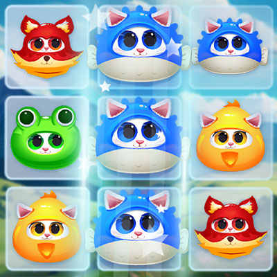 集めてにゃんこパズル