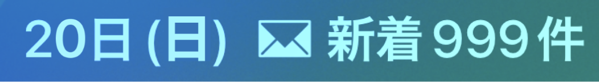 メール件数