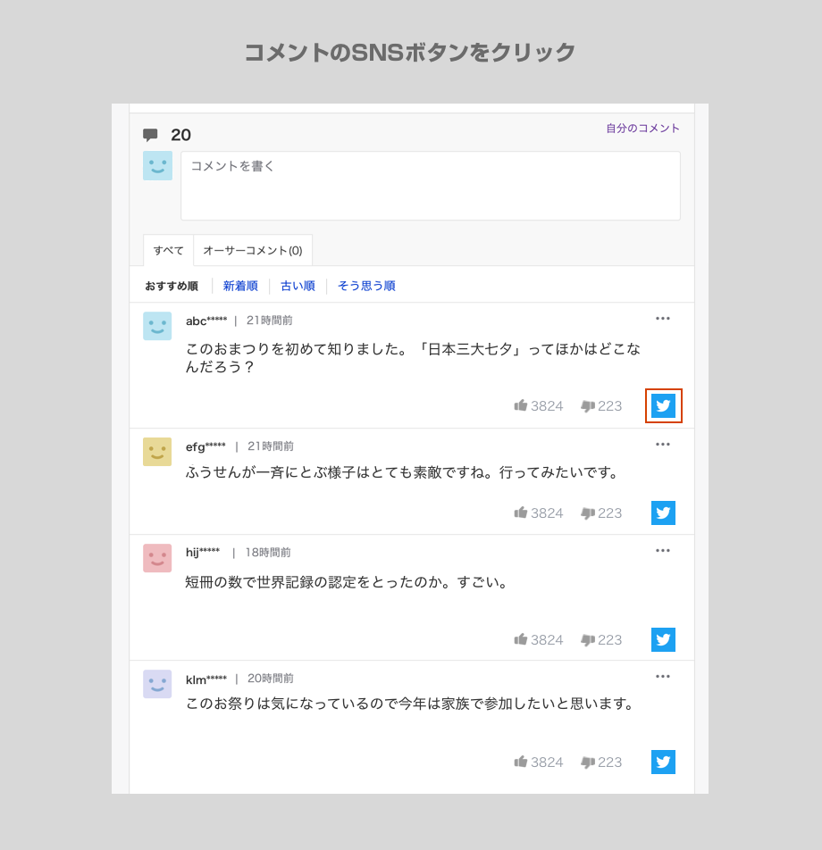 Yahoo ニュース コメント