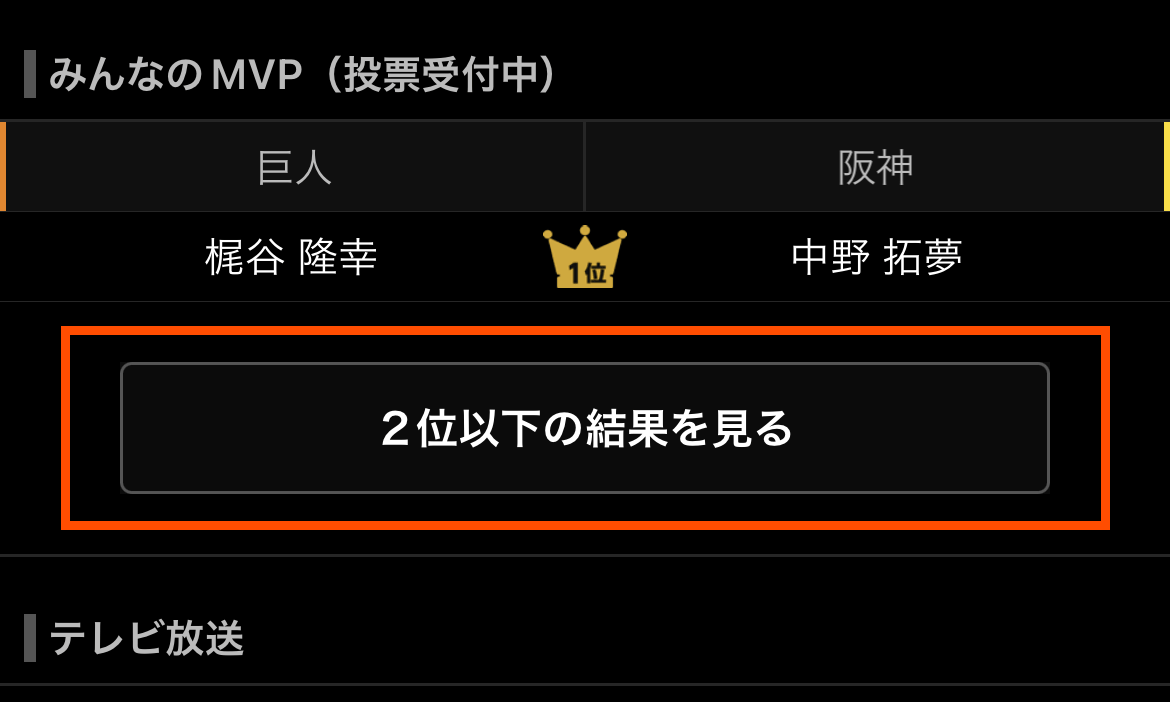 みんなのMVP（投票受付中）の画像