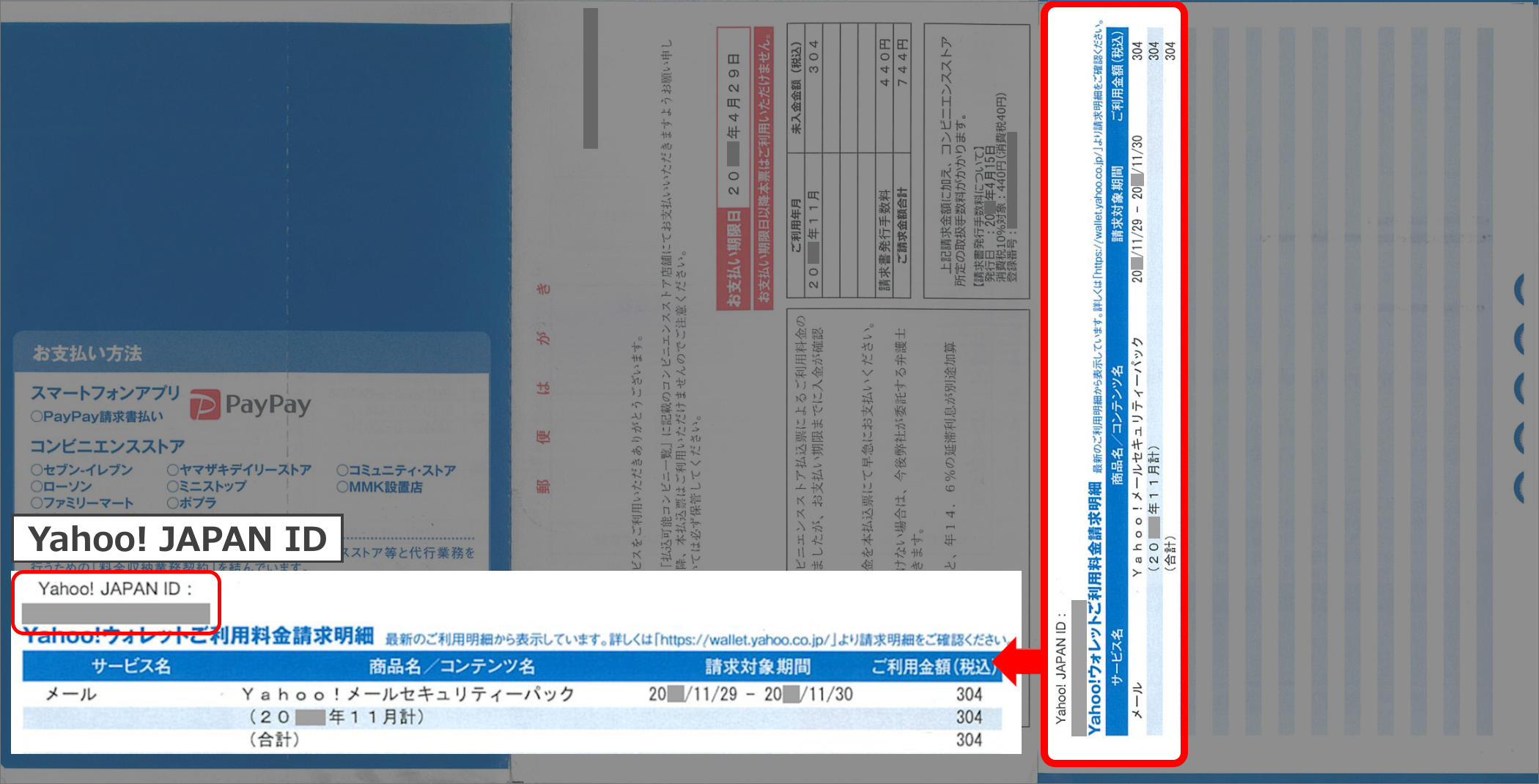 IDの記載箇所