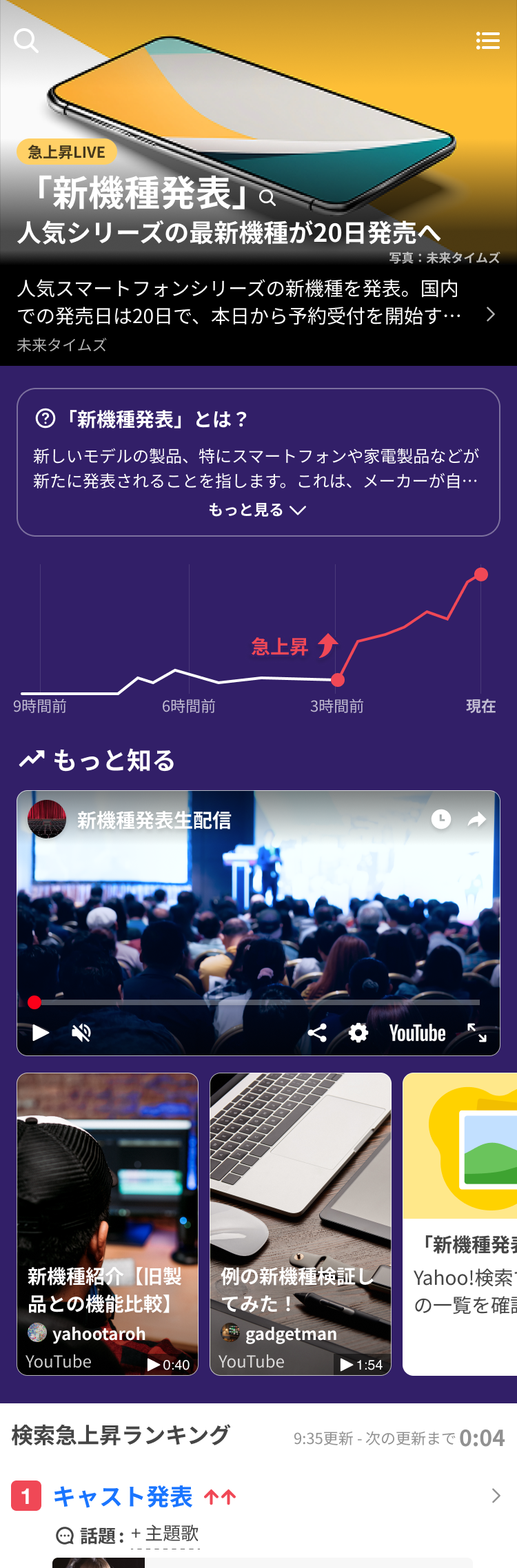 急上昇LIVE