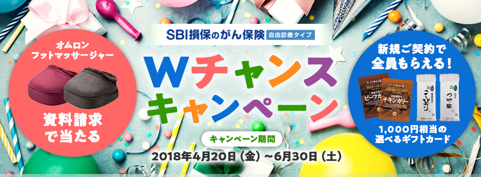 がん保険キャンペーン(SBI損保)