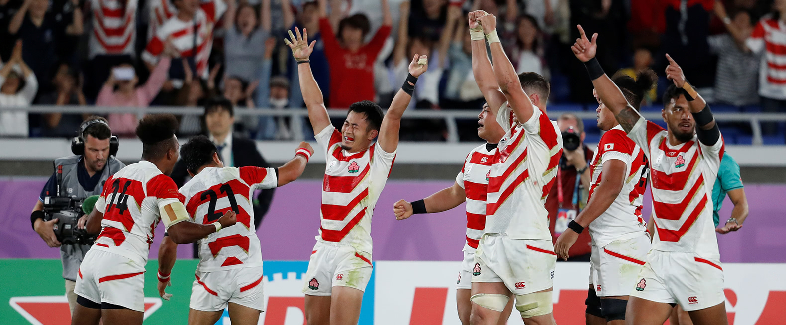 ラグビー日本、初の決勝トーナメント進出 4強逃す