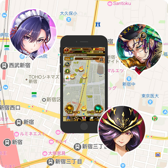 Yahoo! MAPに表示されるアイテム
