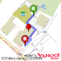 マーカーを1個追加した地図