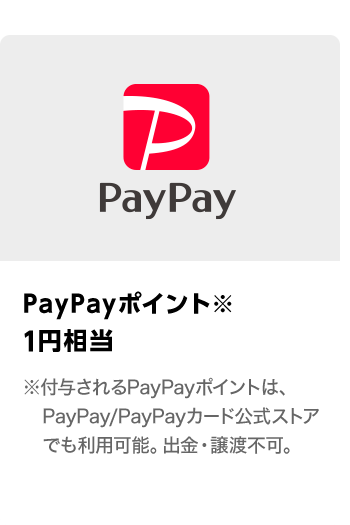 PayPayポイント 1円相当／2,900万本　期間：2022年7月1日～2022年7月31日